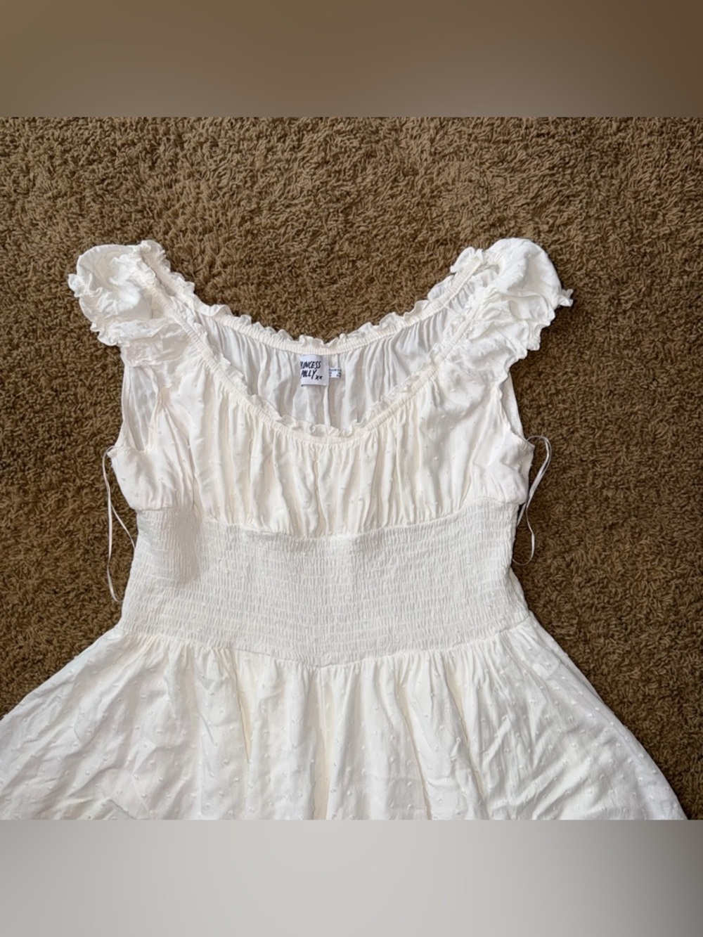 Women’s Princess Polly The Love Galore Romper White Size 18 - Picture 3 of 5